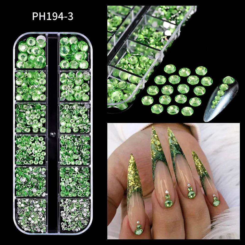 MAFANAILS Mixed Nail Rhinestones (by Iron Phoenix) 2025 - Iron Phoenix GHG
