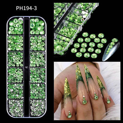 MAFANAILS Mixed Nail Rhinestones (by Iron Phoenix) 2025 - Iron Phoenix GHG