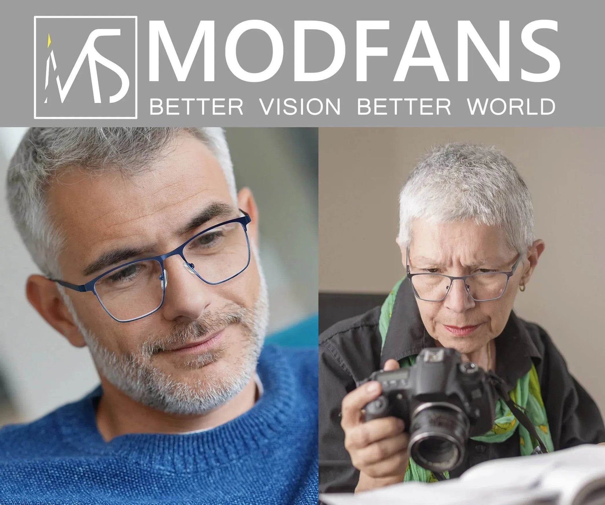 Blue Light Reading Glasses Diopter (by MODFANS) Eco 2025 - Iron Phoenix GHG