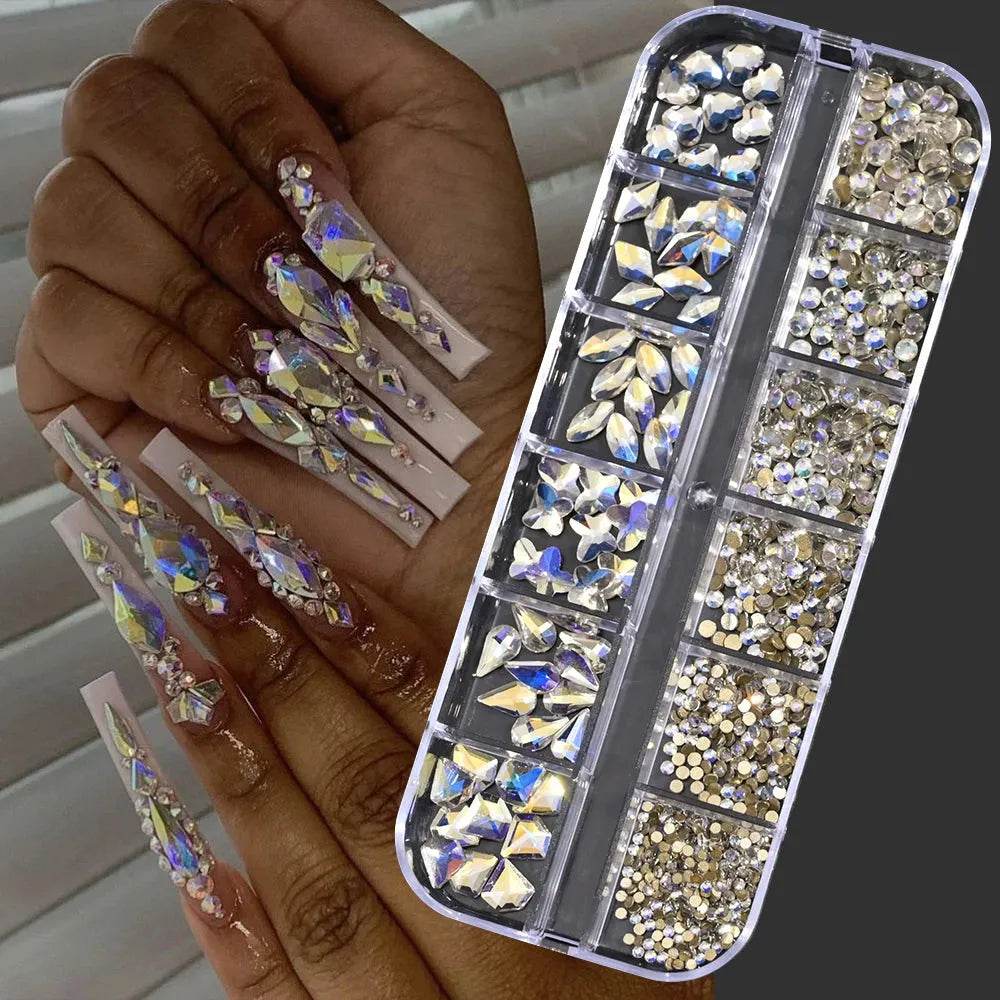 MAFANAILS Mixed Nail Rhinestones (by Iron Phoenix) 2025 - Iron Phoenix GHG