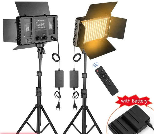 U800+ LED Video Light Bi-Color With Tripod | 2025 - Iron Phoenix GHG