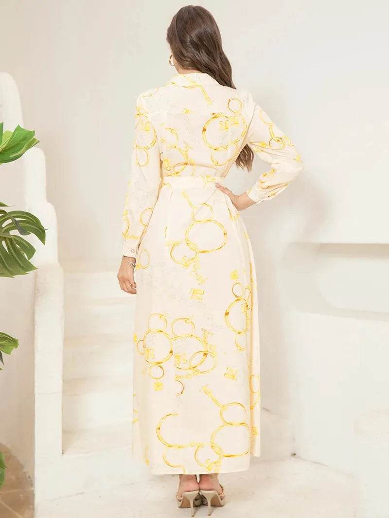 Elegant Long Shirt-Sleeve Dress Iron Phoenix GHG 2025 - Iron Phoenix GHG