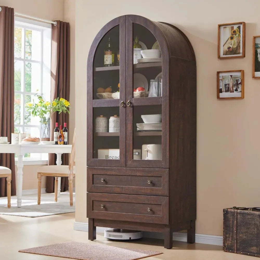 Arched Kitchen Pantry Cabinet Iron Phoenix GHG 2025 - Iron Phoenix GHG
