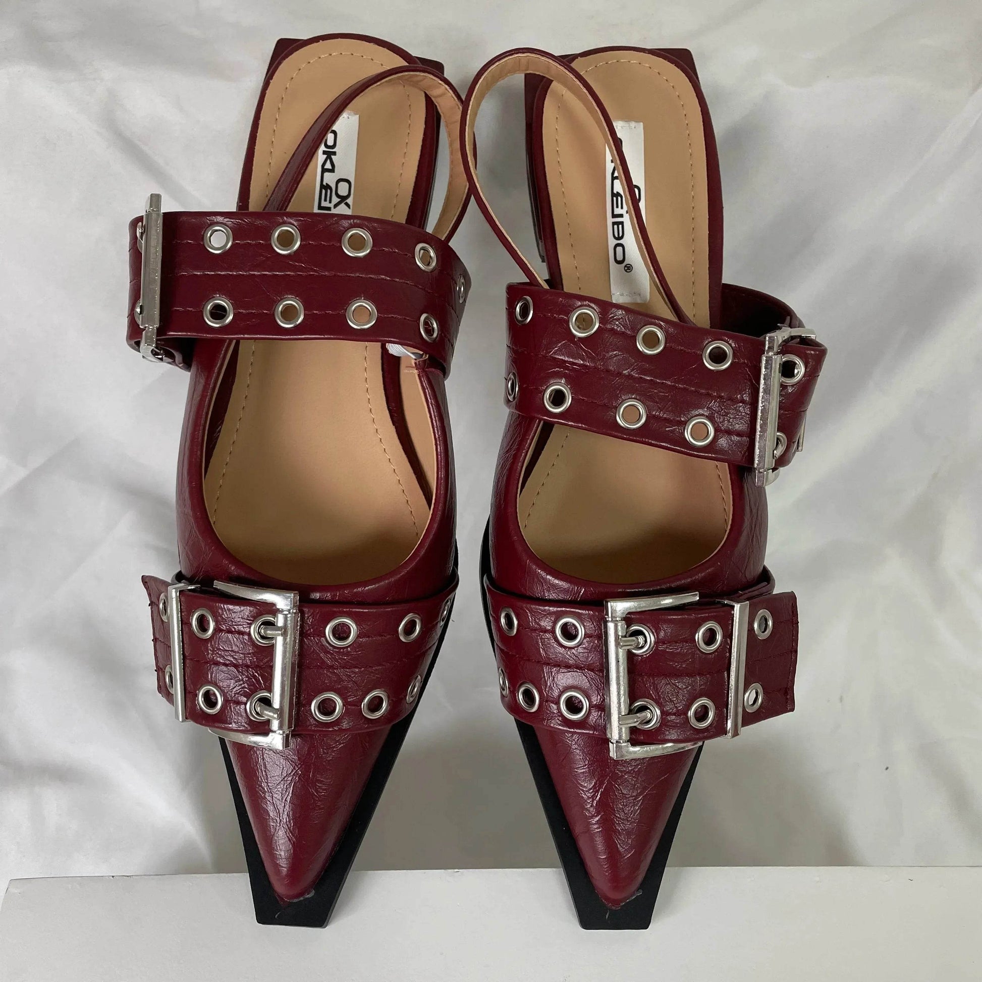 New Women Sandals Shoes Pointed Toe 2025 Spring Fashion Shallow Footwear Slingbacks Ladies Sandals Flats Shoes Big size - Iron Phoenix GHG