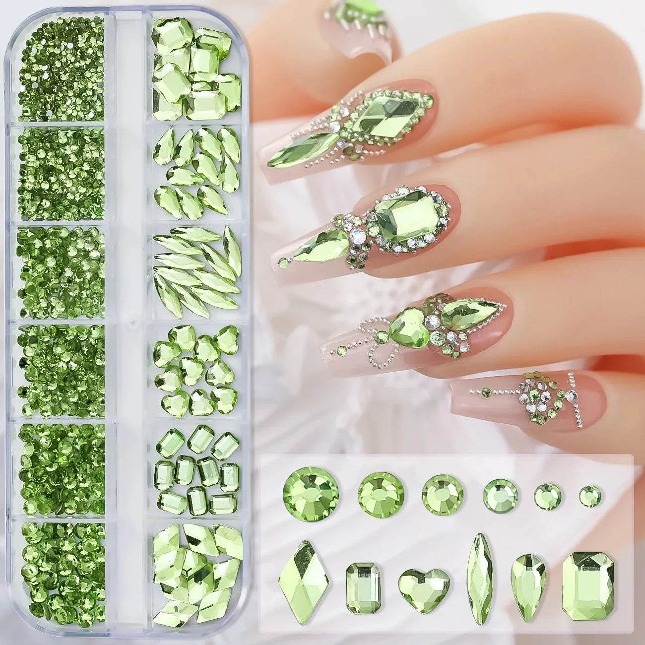 MAFANAILS Mixed Nail Rhinestones (by Iron Phoenix) 2025 - Iron Phoenix GHG