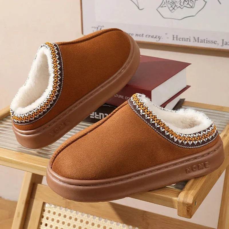 Fluffy Platform Slippers Shoes Footwear (by CozyStep) Eco 2025 - Iron Phoenix GHG