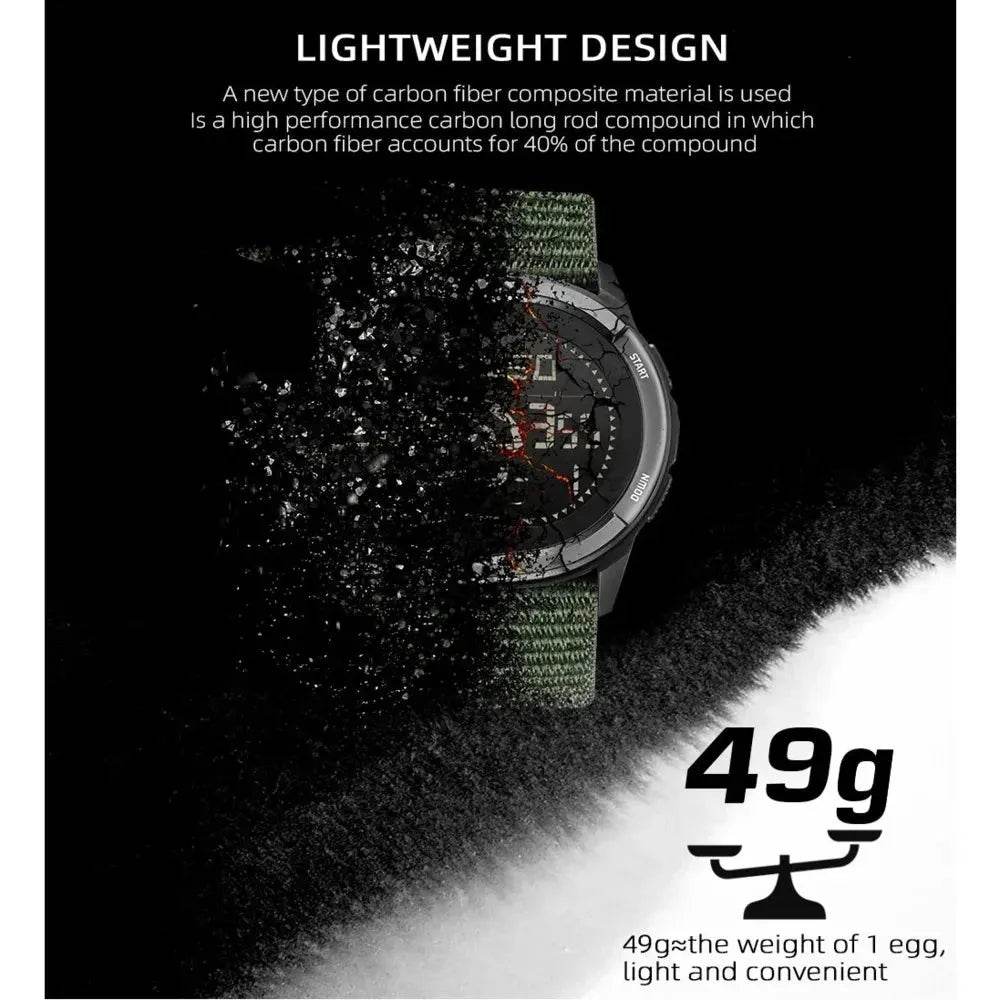 Sports Watch - Eco NORTH EDGE ALPS 50M Metronome - Iron Phoenix GHG