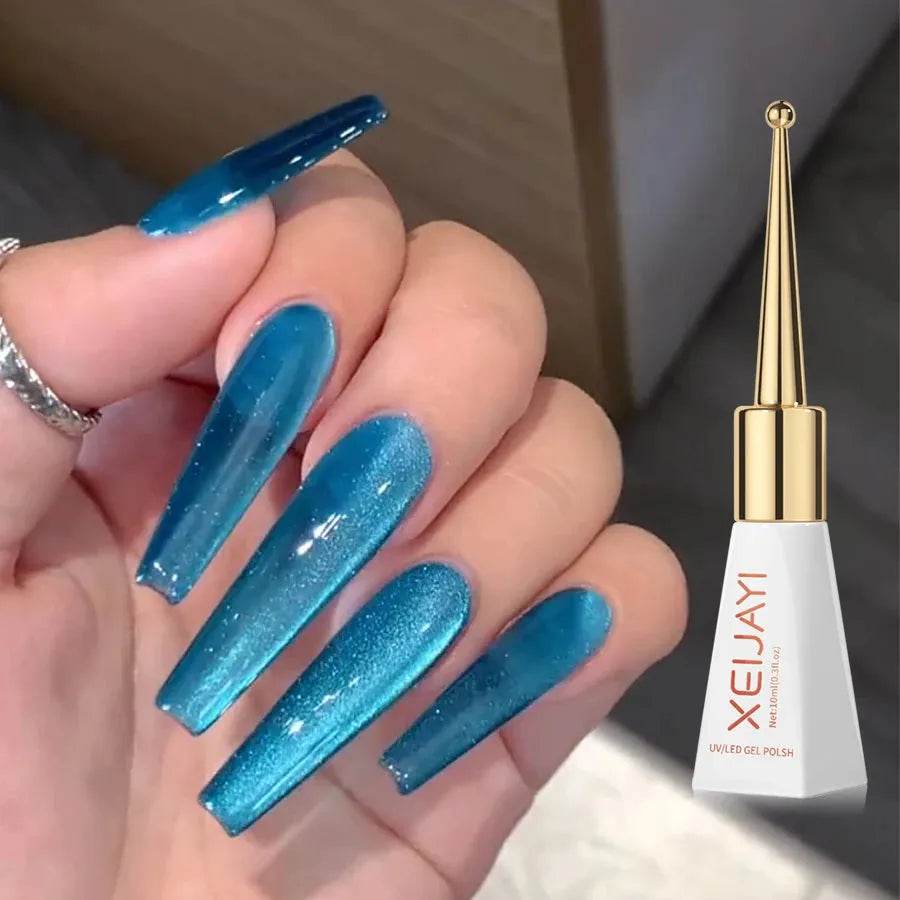 Crystal Cat Eye Gel Polish Holographic Iron Phoenix GHG 2025 - Iron Phoenix GHG