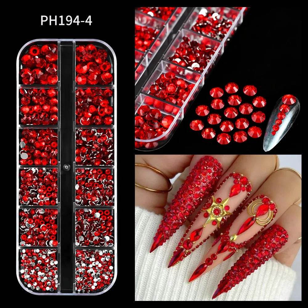 MAFANAILS Mixed Nail Rhinestones (by Iron Phoenix) 2025 - Iron Phoenix GHG