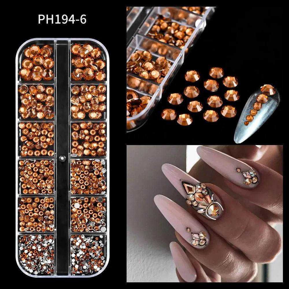 MAFANAILS Mixed Nail Rhinestones (by Iron Phoenix) 2025 - Iron Phoenix GHG