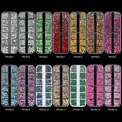 MAFANAILS Mixed Nail Rhinestones (by Iron Phoenix) 2025 - Iron Phoenix GHG