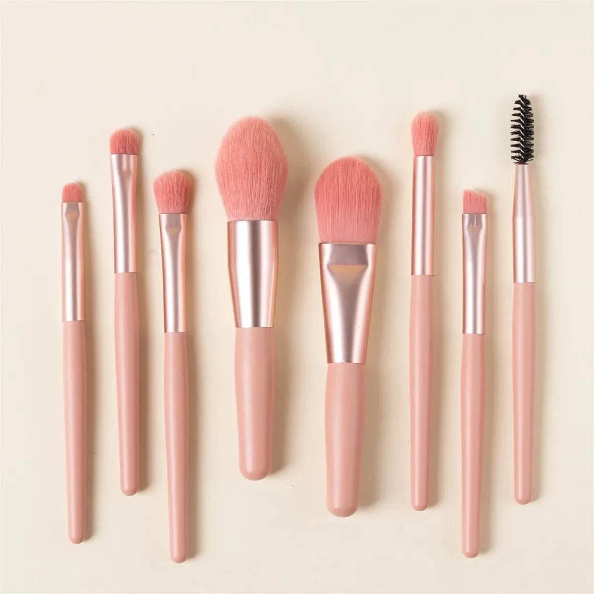 8Pcs Soft Fluffy Makeup Brushes Set Iron Phoenix GHG 2025 - Iron Phoenix GHG