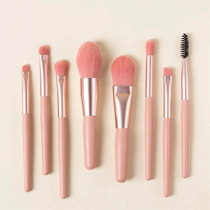 8Pcs Soft Fluffy Makeup Brushes Set Iron Phoenix GHG 2025 - Iron Phoenix GHG