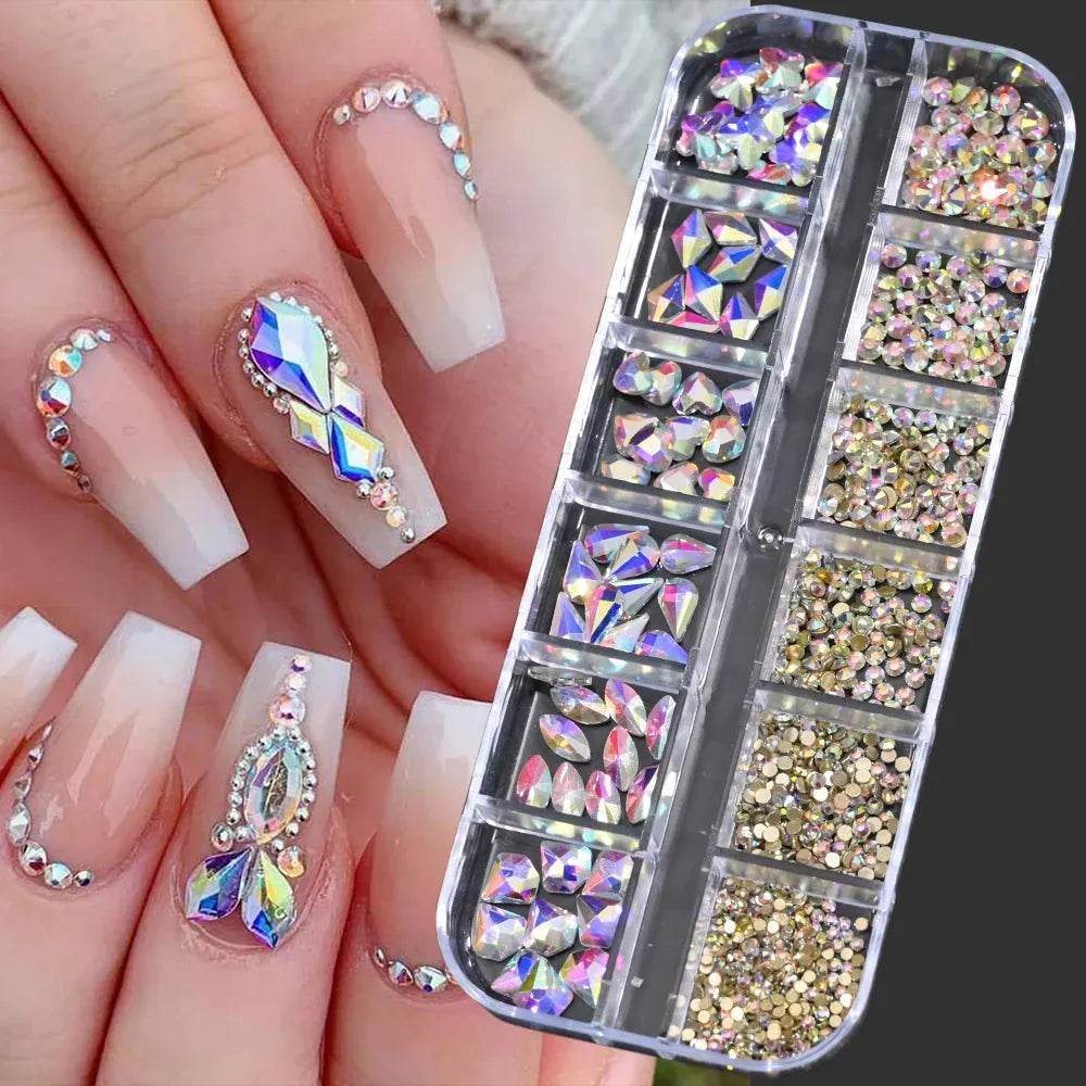 MAFANAILS Mixed Nail Rhinestones (by Iron Phoenix) 2025 - Iron Phoenix GHG