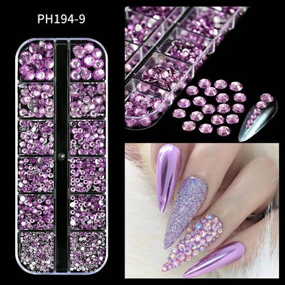 MAFANAILS Mixed Nail Rhinestones (by Iron Phoenix) 2025 - Iron Phoenix GHG
