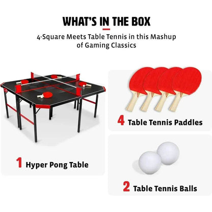 Hyper Pong 4-Way Table Tennis (by GameFusion) Eco 2025 - Iron Phoenix GHG