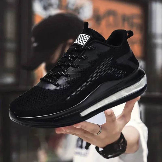 Spring and Autumn New Men's Casual Air Cushion Running Shoes Lightweight Mesh Casual Shoes Anti-Slip Shock Absorbing Sports Shoe - Iron Phoenix GHG