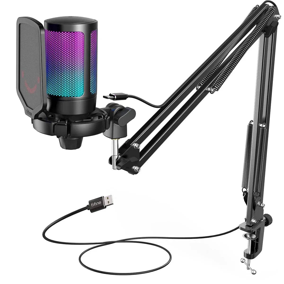 FIFINE Gaming USB Mic—Iron Phoenix GHG 2025 - Iron Phoenix GHG