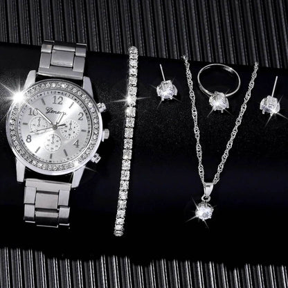 Fashionable CZ Watch Set Iron Phoenix GHG 2025 - Iron Phoenix GHG