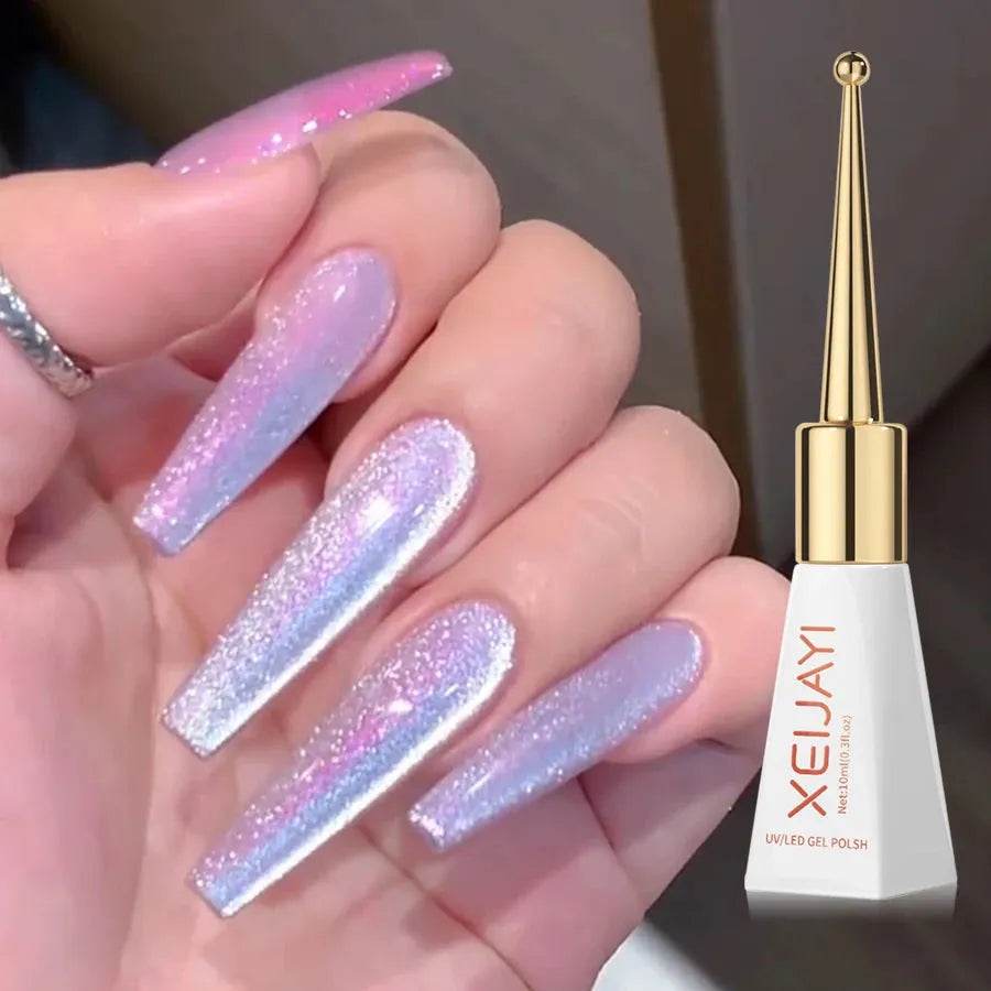Crystal Cat Eye Gel Polish Holographic Iron Phoenix GHG 2025 - Iron Phoenix GHG