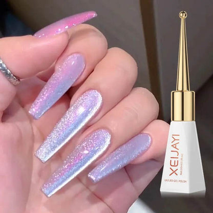 Crystal Cat Eye Gel Polish Holographic Iron Phoenix GHG 2025 - Iron Phoenix GHG