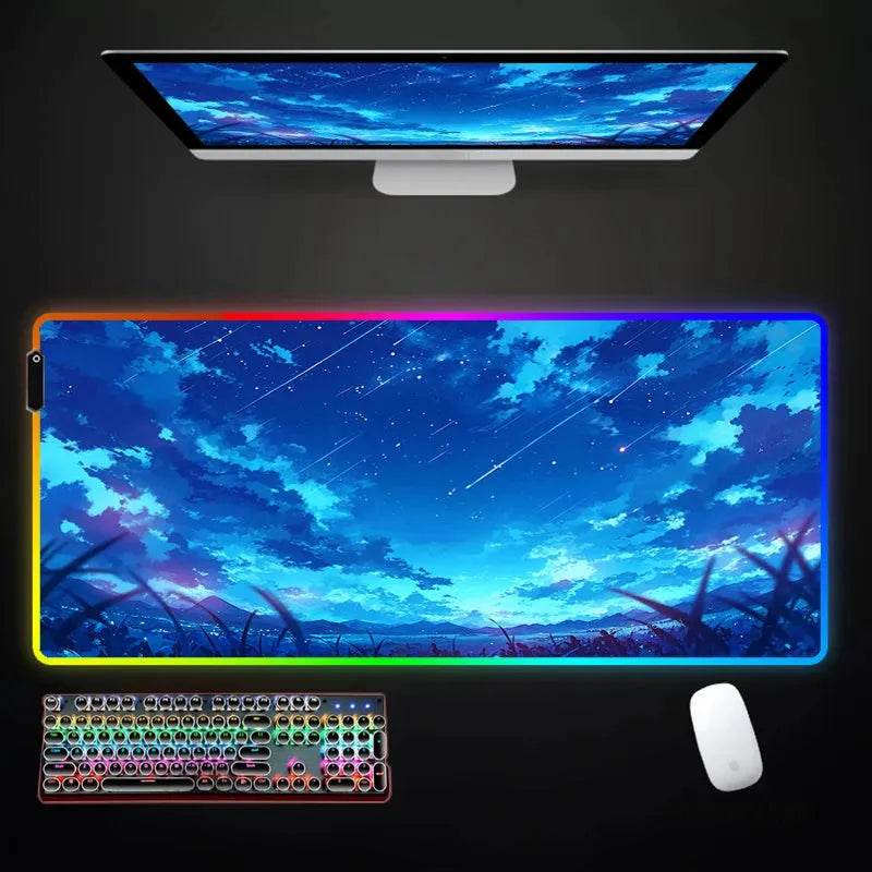RGB Mousepad - Large Eco LED Sunset Glow - Iron Phoenix GHG