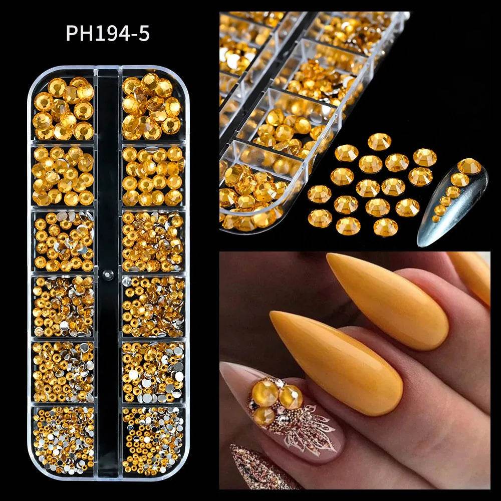 MAFANAILS Mixed Nail Rhinestones (by Iron Phoenix) 2025 - Iron Phoenix GHG