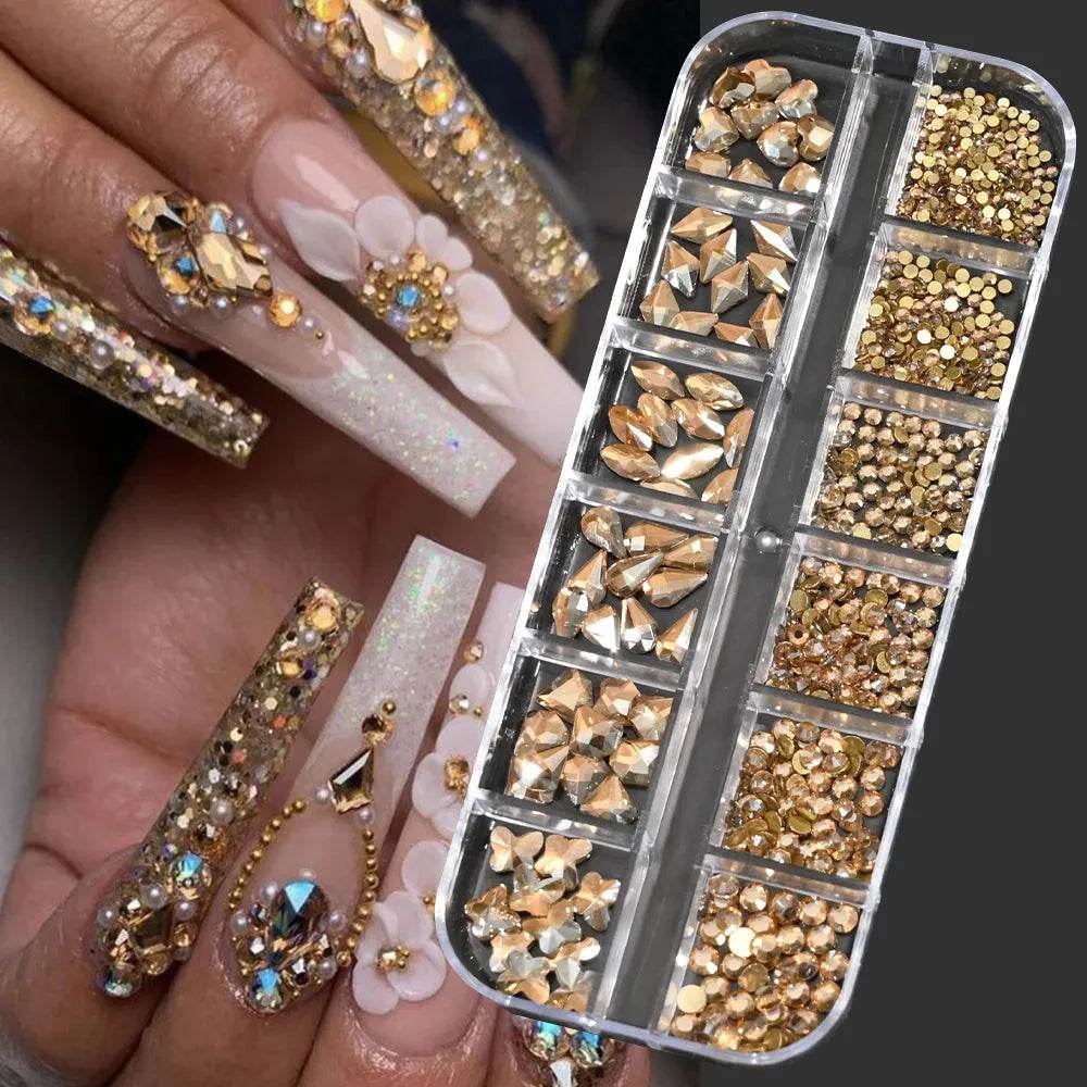 MAFANAILS Mixed Nail Rhinestones (by Iron Phoenix) 2025 - Iron Phoenix GHG