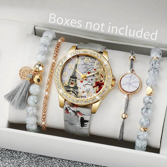 Eiffel tower Watch Bracelet Set (by Iron Phoenix GHG) 2025 - Iron Phoenix GHG