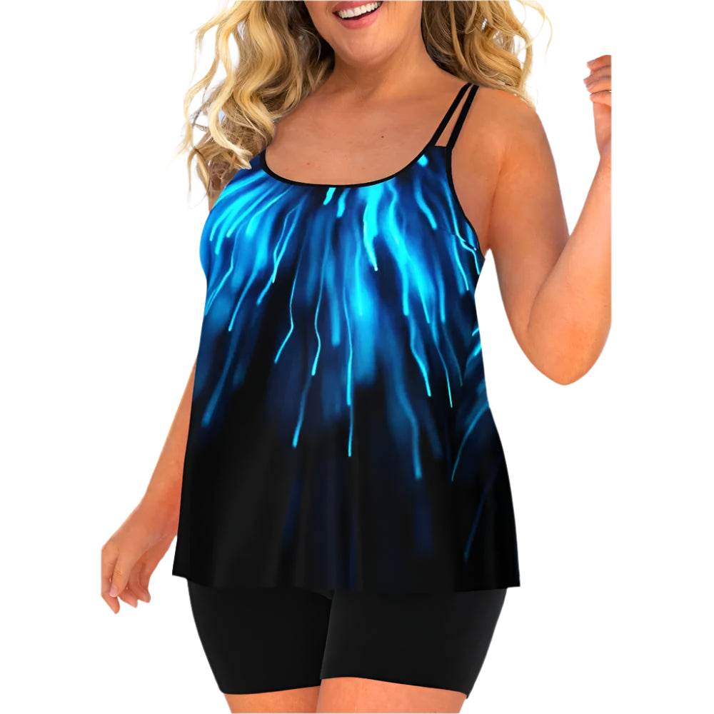 Plus Size High Waist Swimsuit (by LAPA) Eco 2025 - Iron Phoenix GHG