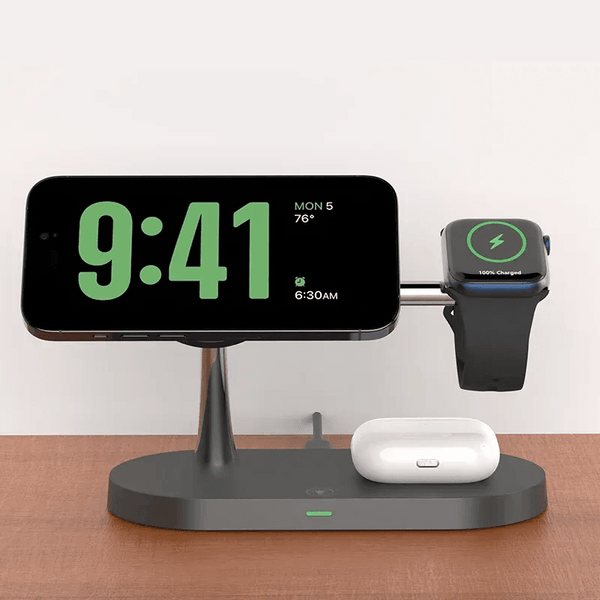 Wireless Charger - Eco TIMESS 3-in-1 Stand - Iron Phoenix GHG
