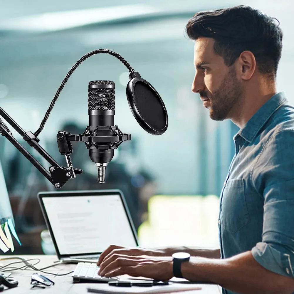 Mic Stand Podcast Equipment Gaming Microphone 2025 - Iron Phoenix GHG