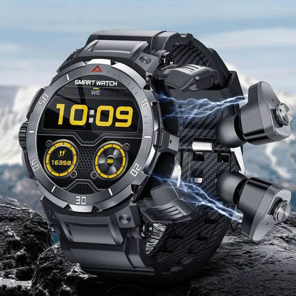 NFC Smart Watch with TWS Headset | 2-in-1 Design | Iron Phoenix GHG - Iron Phoenix GHG