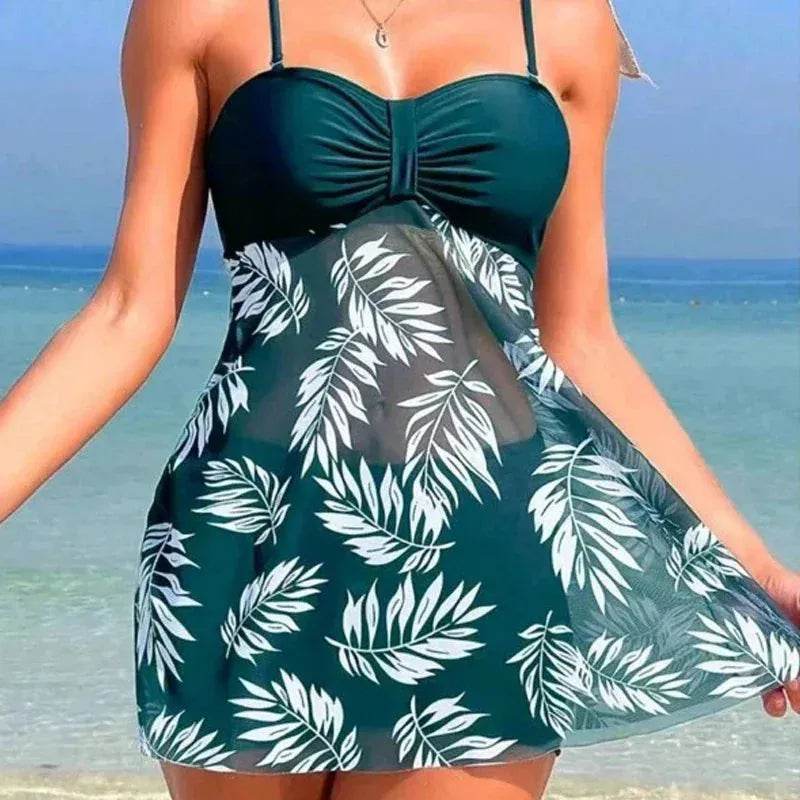 Summer Split Swimsuit Short Dress Iron Phoenix GHG 2025 - Iron Phoenix GHG