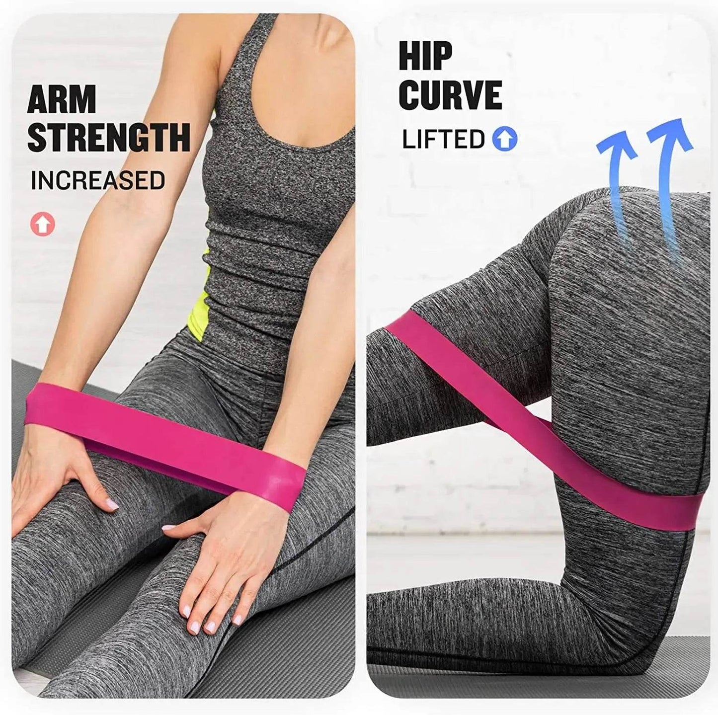 Resistance Band Set 5 Levels (by FitFlex) Eco 2025 - Iron Phoenix GHG