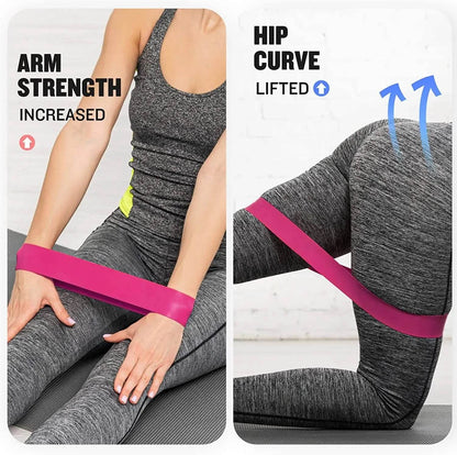 Resistance Band Set 5 Levels (by FitFlex) Eco 2025 - Iron Phoenix GHG
