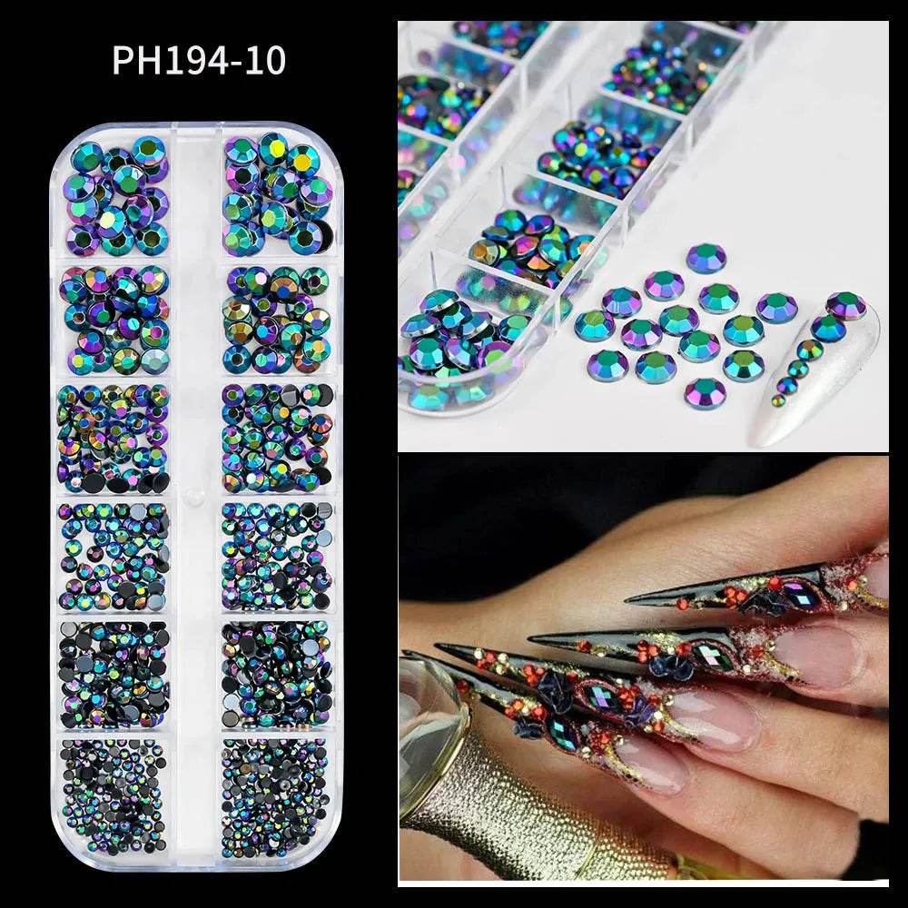 MAFANAILS Mixed Nail Rhinestones (by Iron Phoenix) 2025 - Iron Phoenix GHG