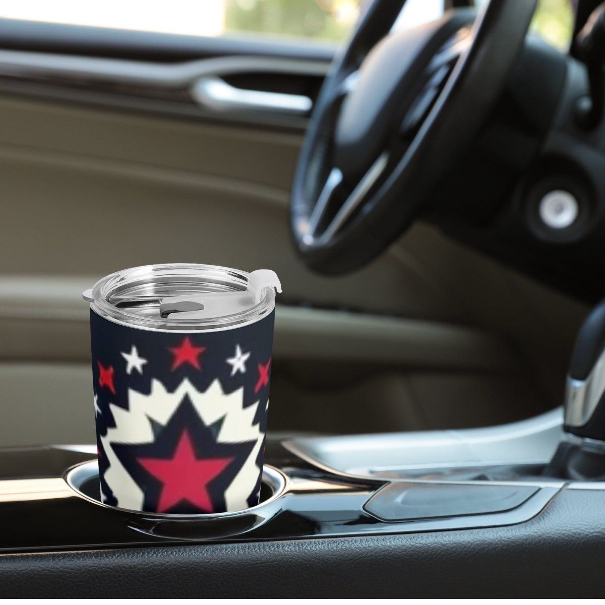 Sleek Car Cup - Stylish On-the-Go Drinkware - Iron Phoenix GHG