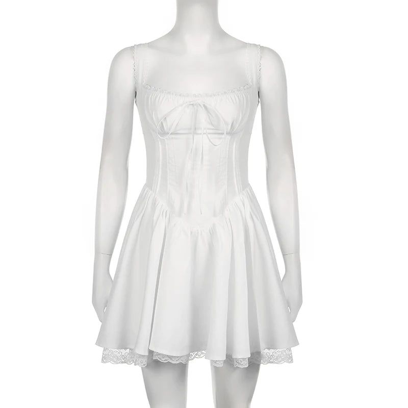 Starlet Lace Mini Dress - Perfect for Streamers Stylish and Elegant - Iron Phoenix GHG