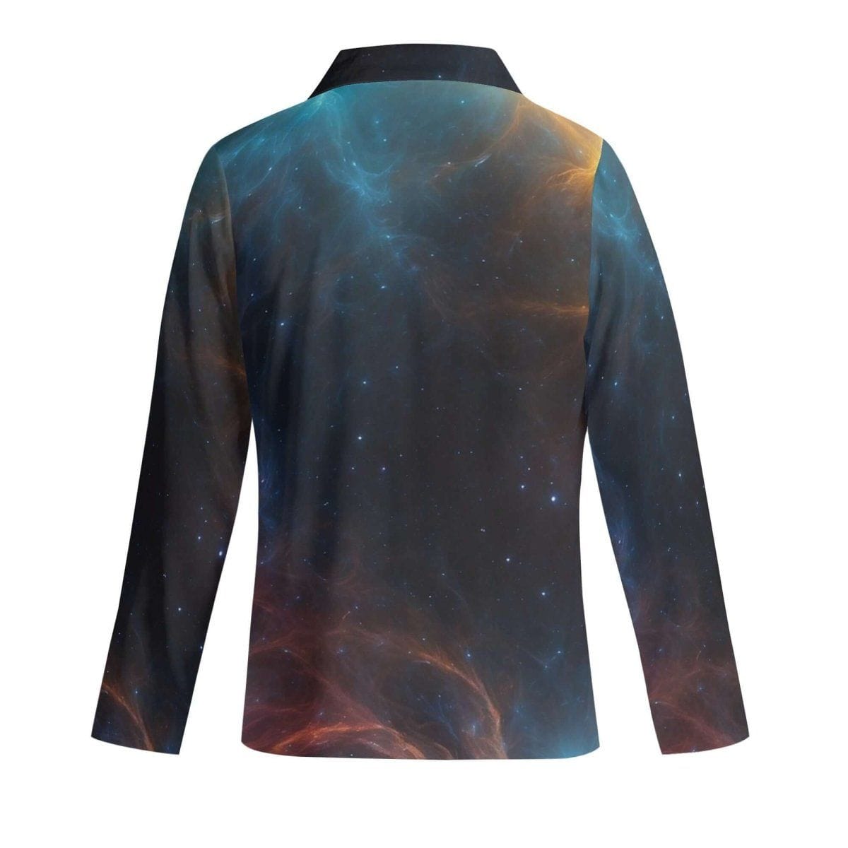 Stellar Streamer: Celestial Notch Collar Gaming Loungewear - Long-Sleeve Pajama Set - Iron Phoenix GHG