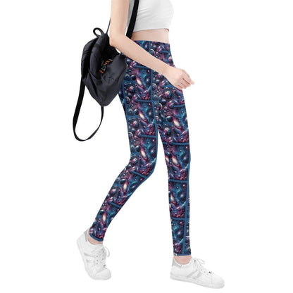 Stylish Planets Womens Yoga Leggings - Soft and Comfortable - Iron Phoenix GHG