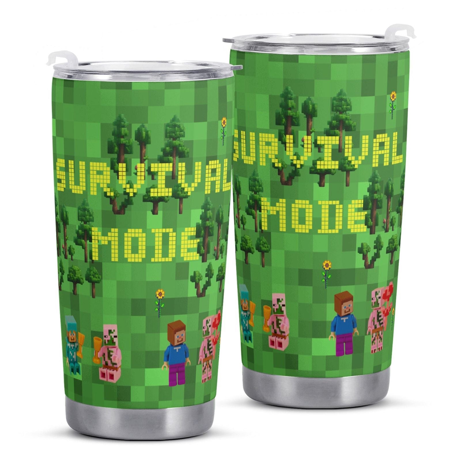 Survival Car Cup All Over Print Design - Perfect for On-the-Go Adventures - Iron Phoenix GHG