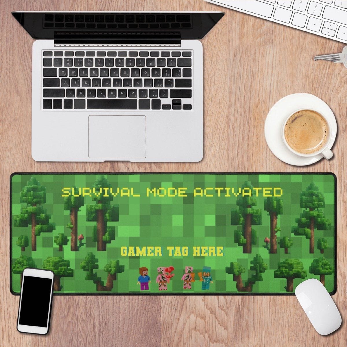 Survival Mode Gaming Mouse Mat - Iron Phoenix GHG