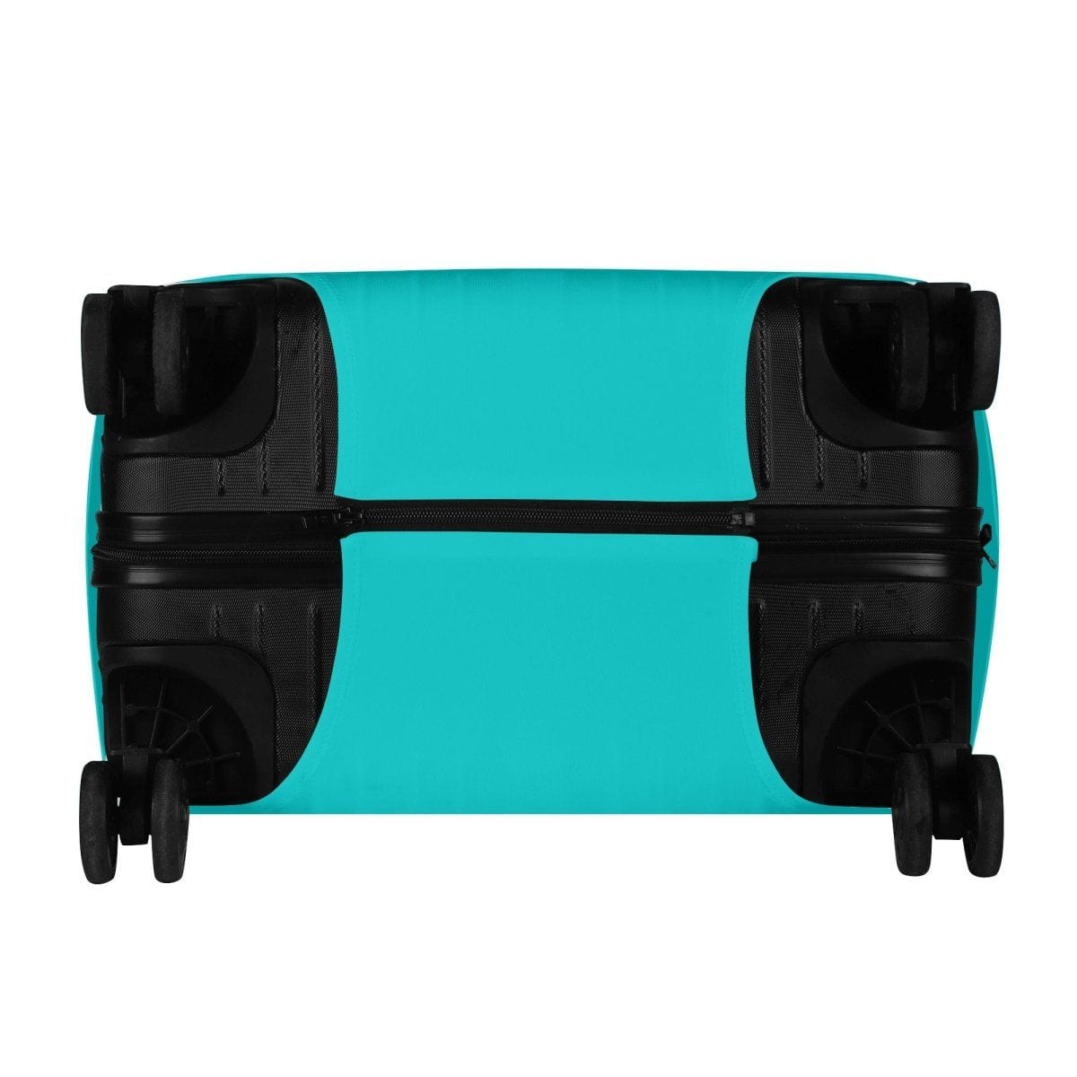 Teal Gaming Family Rules Luggage Cover - No More Grabbing the Wrong Bag - Iron Phoenix GHG