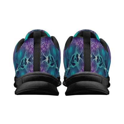 Teal and purple Mens Running Shoes | Conquer Every Mile: High-Performance Men's Running Shoes for Ultimate Comfort and Style - Iron Phoenix GHG