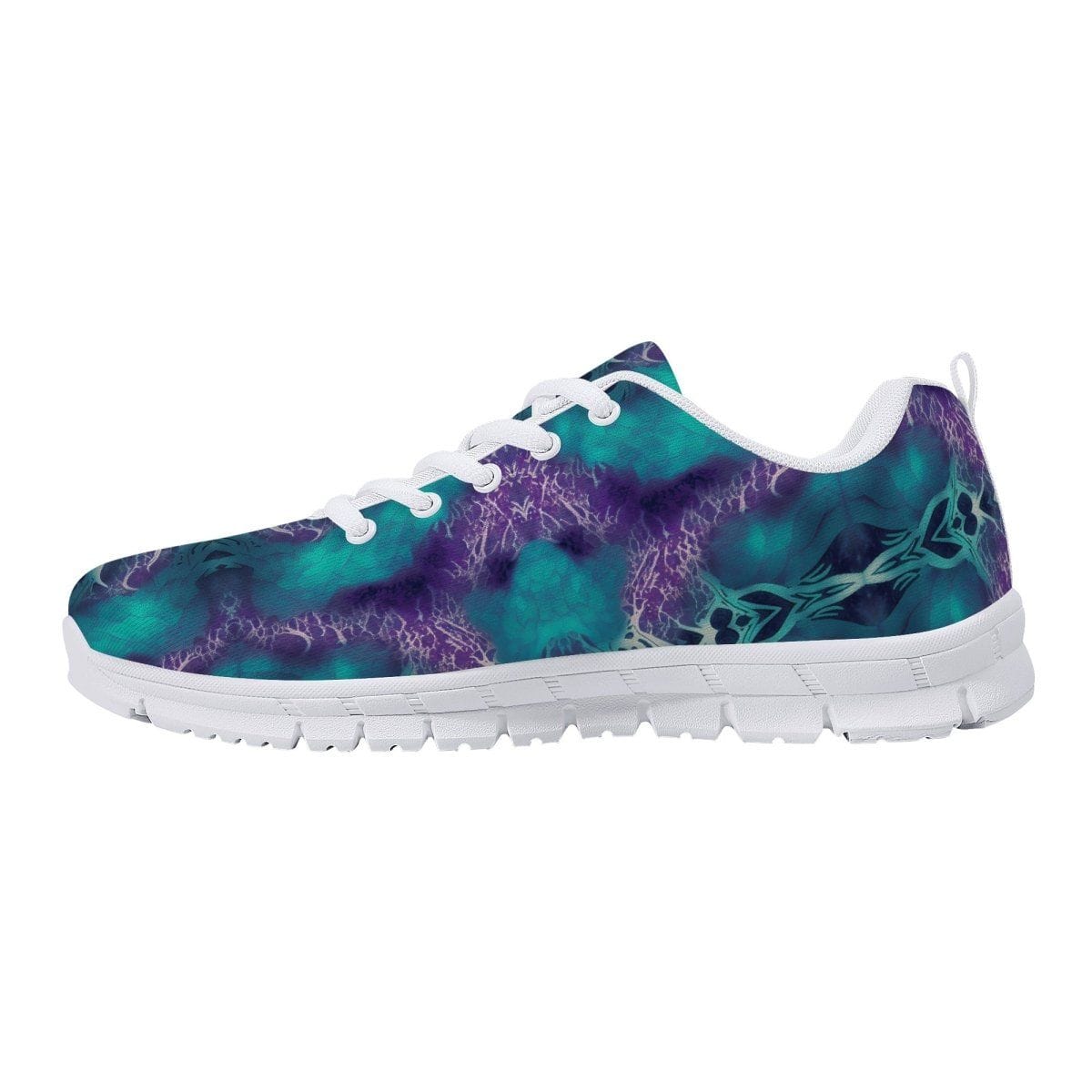 Teal and purple Mens Running Shoes | Conquer Every Mile: High-Performance Men's Running Shoes for Ultimate Comfort and Style - Iron Phoenix GHG