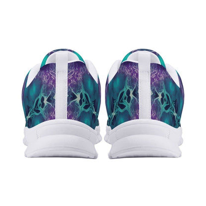 Teal and purple Mens Running Shoes | Conquer Every Mile: High-Performance Men's Running Shoes for Ultimate Comfort and Style - Iron Phoenix GHG