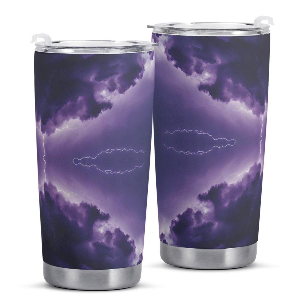 Thunderous Twilight Tumbler – Mighty Sips with a Touch of Mystery - Iron Phoenix GHG