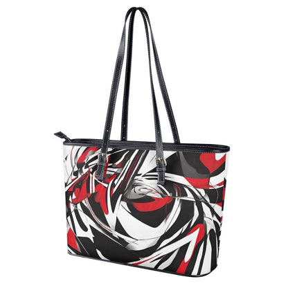 Timeless Trio Red Black and White Tote Bags - Fashion Must-Haves - Iron Phoenix GHG