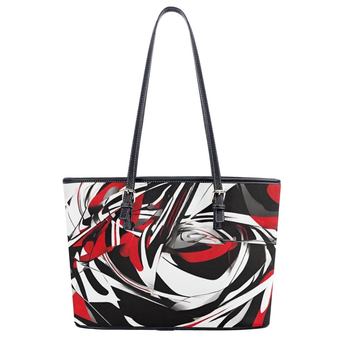 Timeless Trio Red Black and White Tote Bags - Fashion Must-Haves - Iron Phoenix GHG